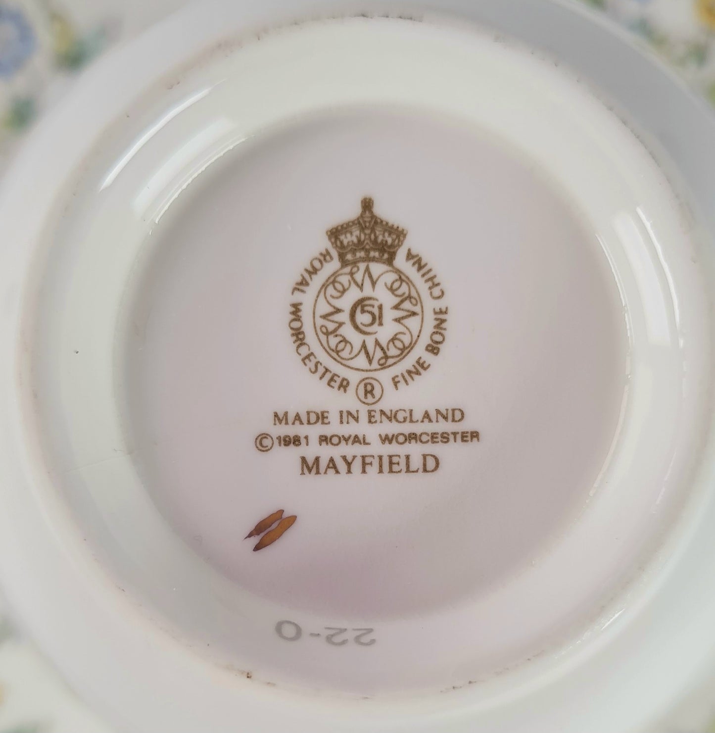 10 tea duo Royal Worcester - Mayfield