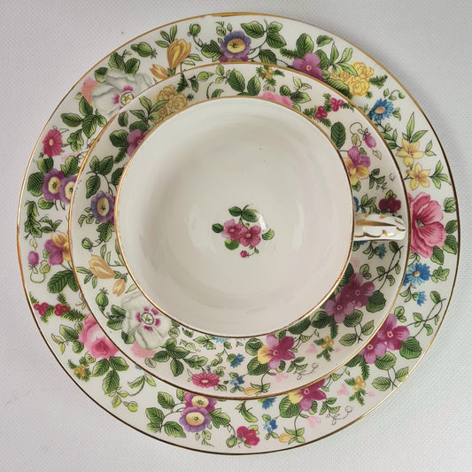 Tea trio Crown Staffordshire