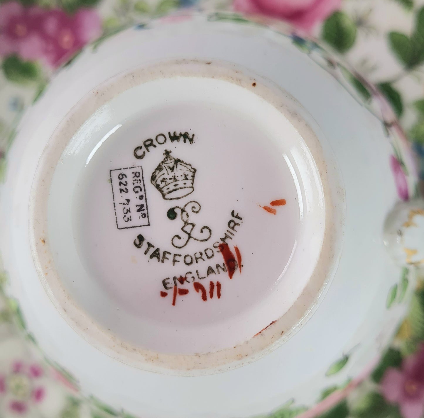 Piatto torta Crown Staffordshire