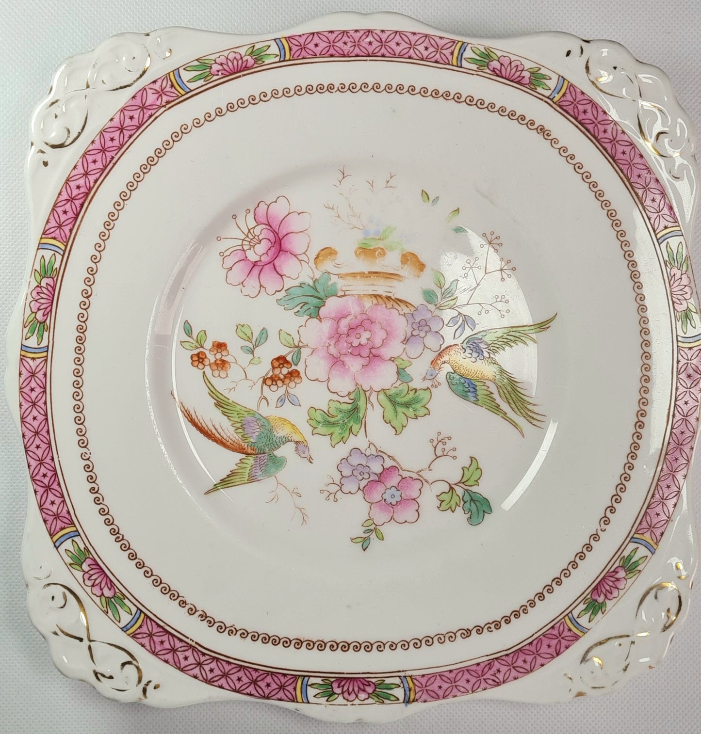 4 tea trio + piatto torta - Tuscan (manufactured for Harrods LTD)