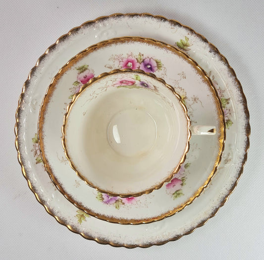 Tea trio Royal Albert Crown China