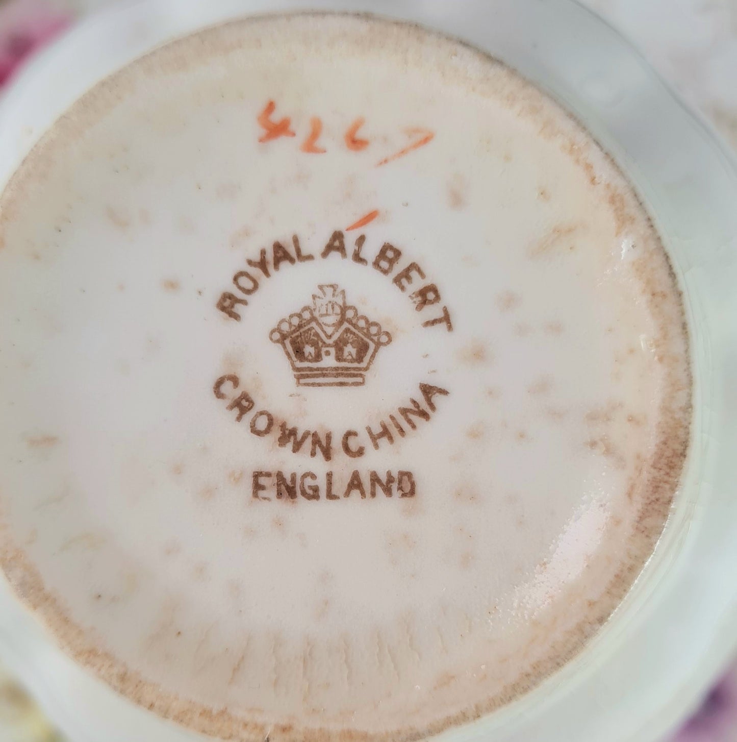 Tea trio Royal Albert Crown China