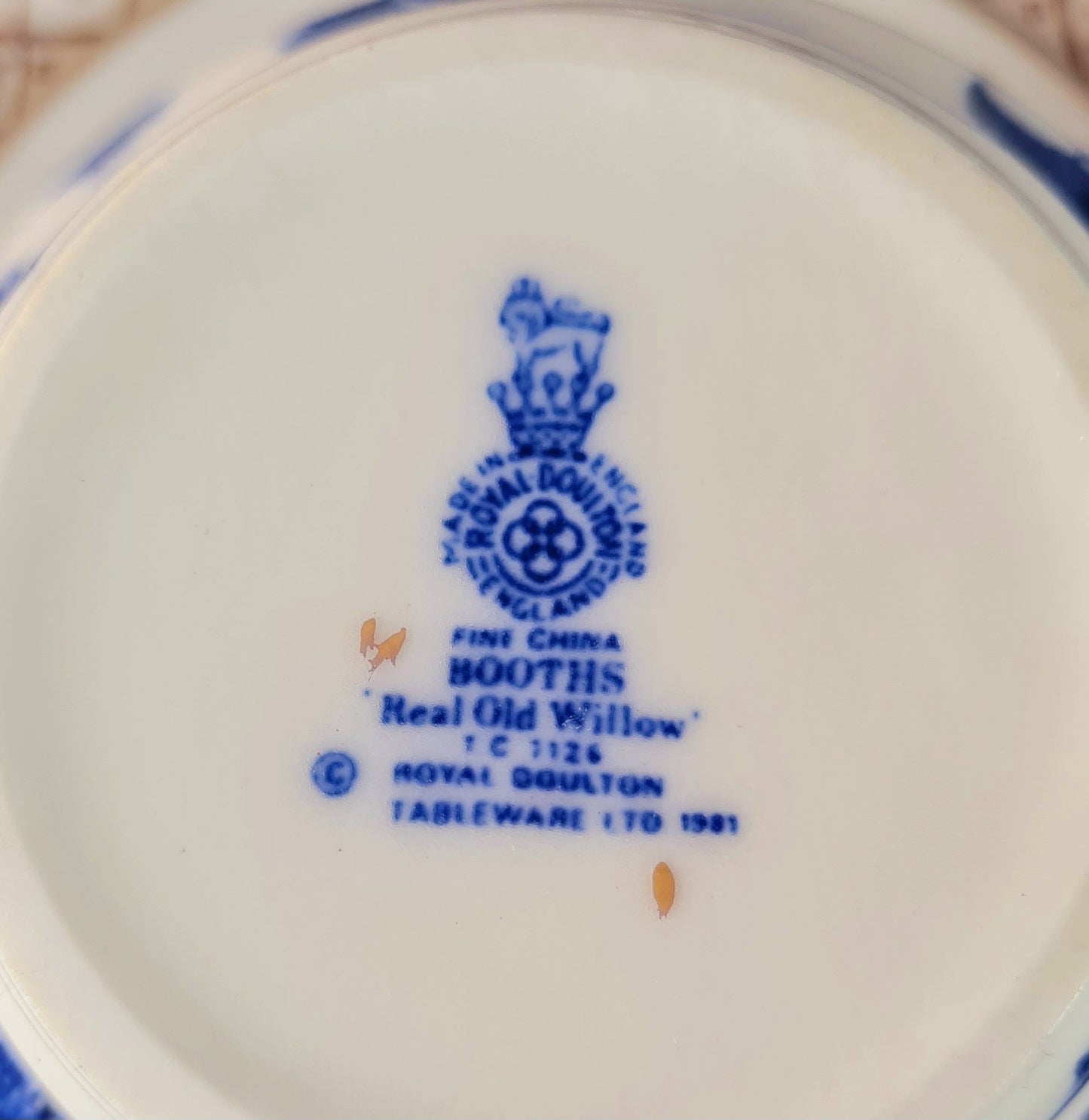 Tea duo Royal Doulton - Booths Real Old Willow