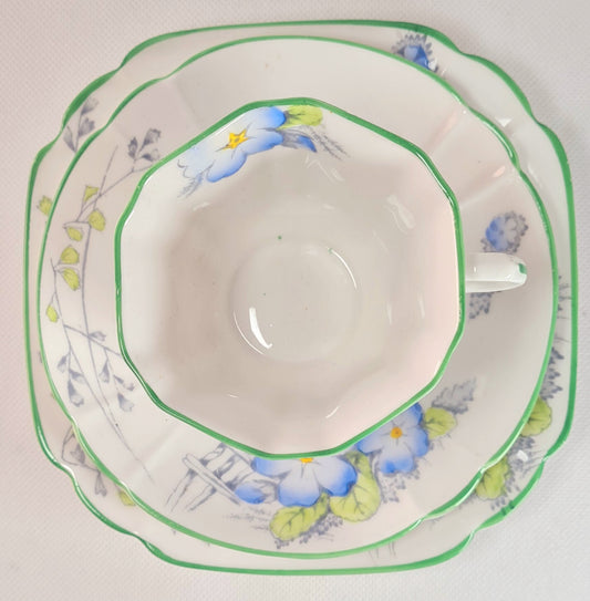 Tea trio Melba bone china