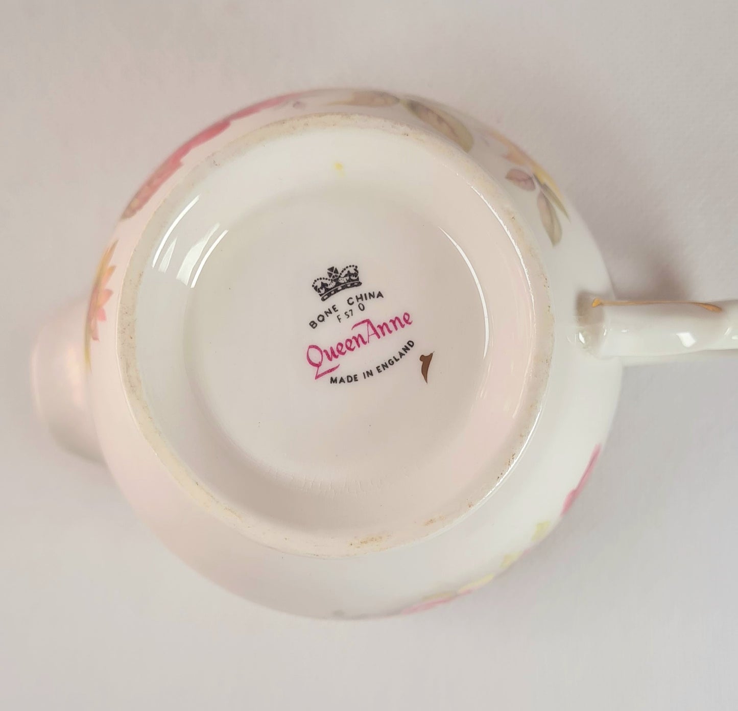 Lattiera Queen Anne - Rose