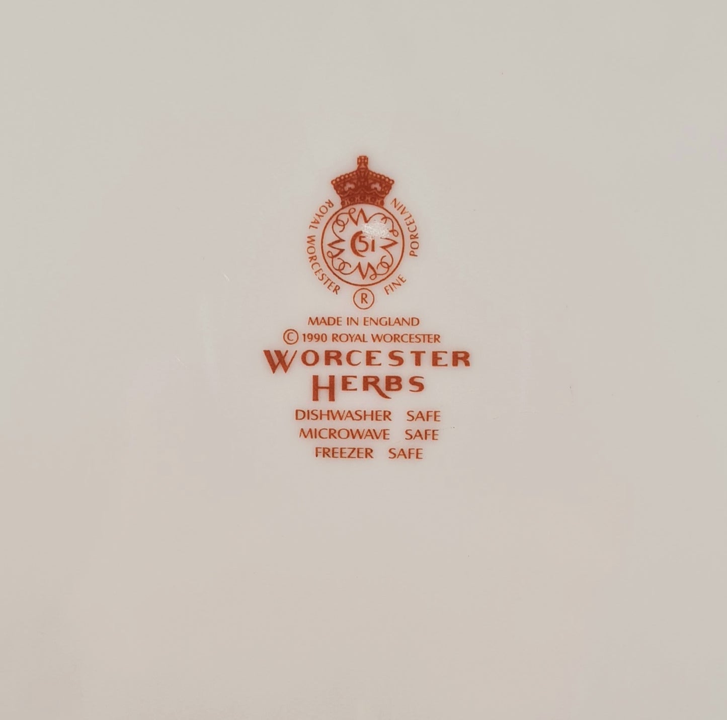 Royal Worcester Rosemary Plate