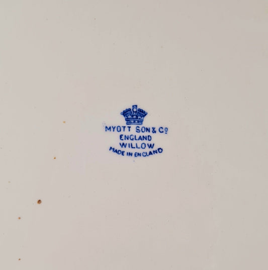 Piatto da portata ovale Myott Son & Co - Old Willow