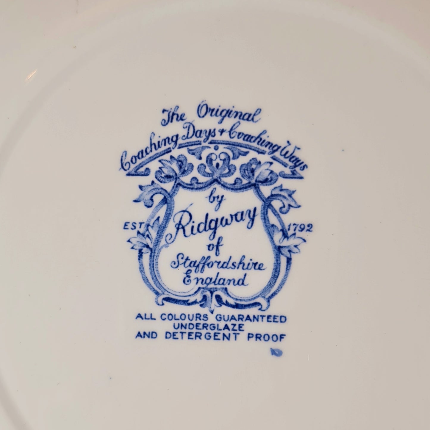 Servizio di piatti Ridgway - "The Original Coaching Days & Coaching Ways"