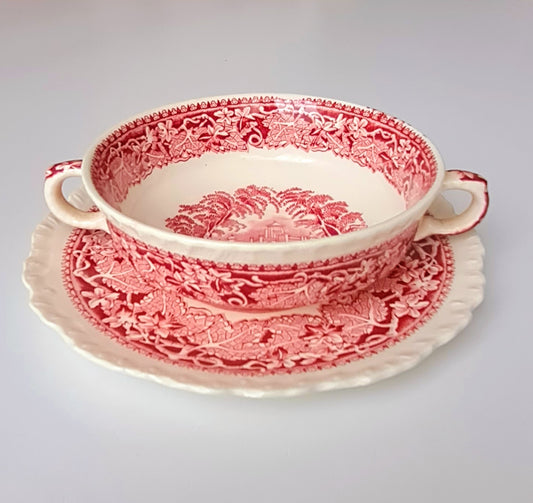 6 Tazze da consommé con piatto - Mason's Vista