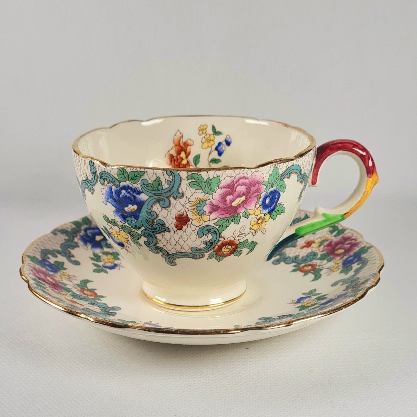 Tea duo Royal Cauldon - Floradora
