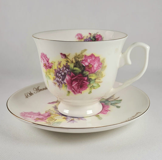 Tea duo The Leonardo Collection - Ruby wedding 40th anniversary