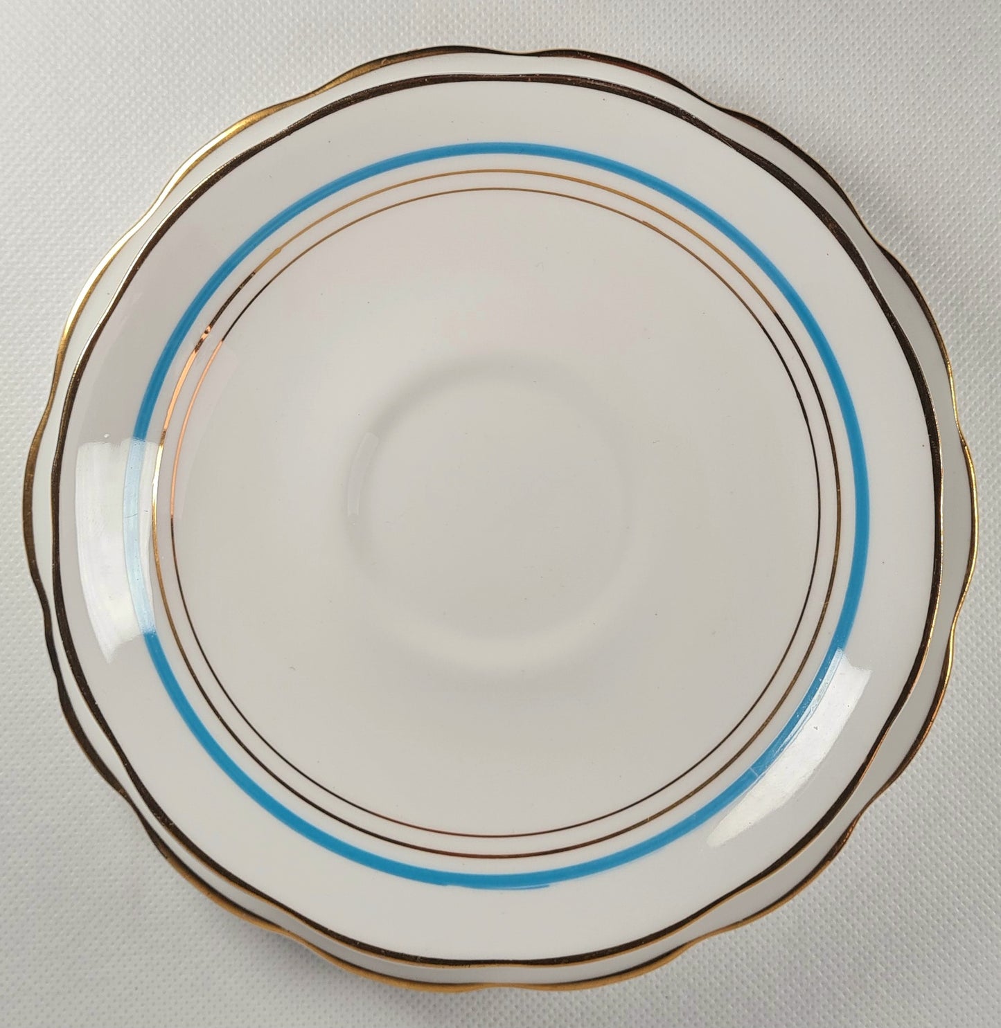 7 tea trio + lattiera + zuccheriera + piatto torta - Roslyn China