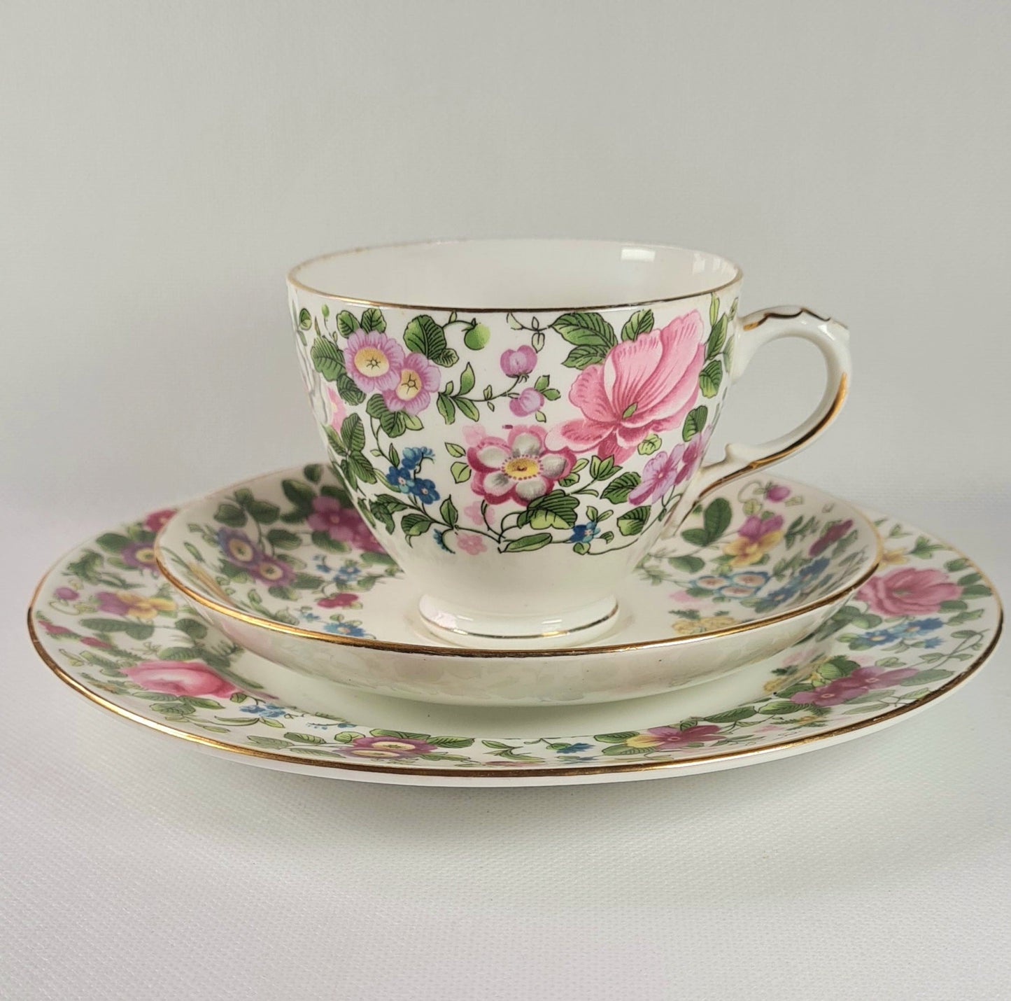 Tea trio Crown Staffordshire