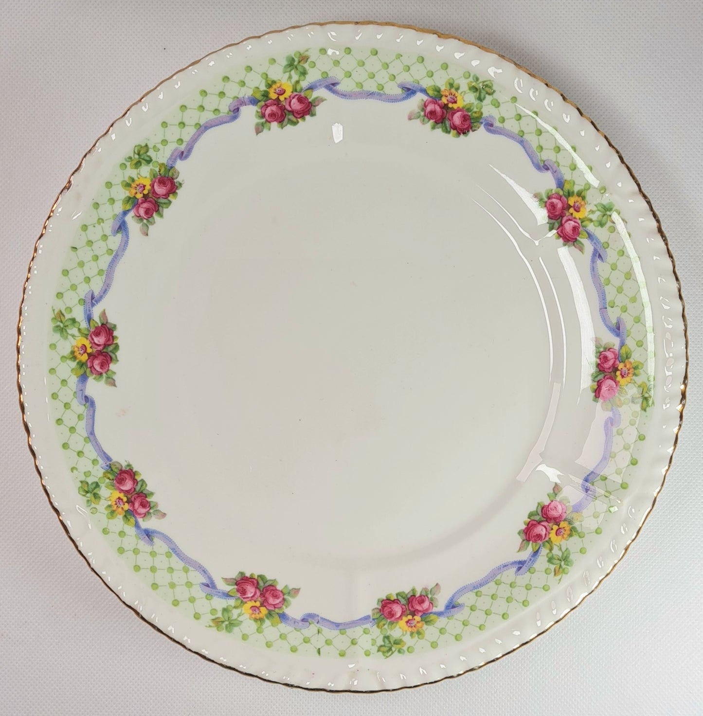 4 tea trio + piatto torta + ciotola/slop bowl - Best English China