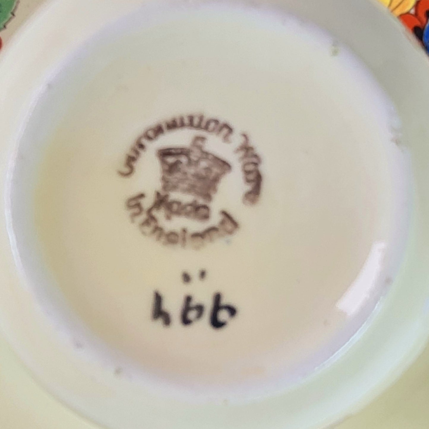 6 tea trio + lattiera + zuccheriera + piatto torta - Coronation Ware