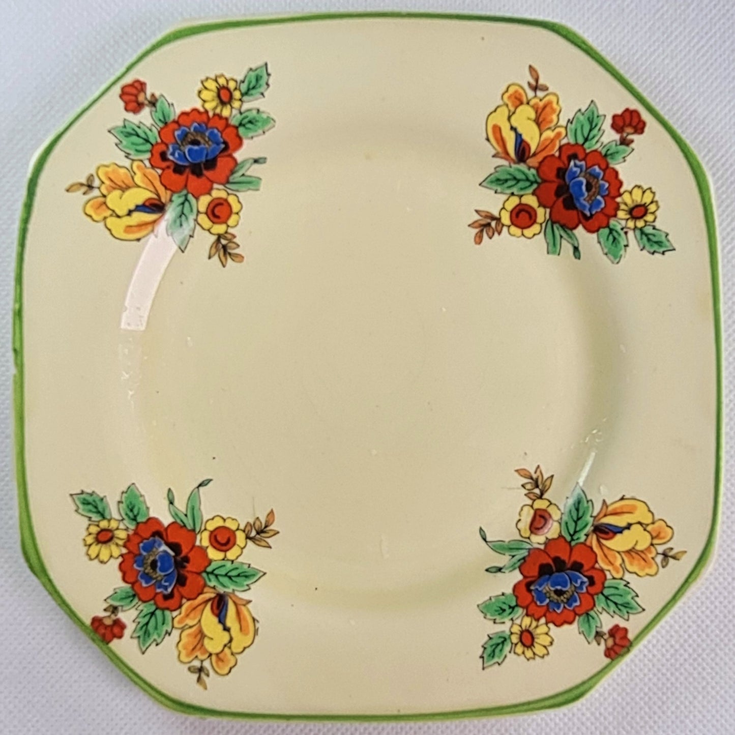 6 tea trio + lattiera + zuccheriera + piatto torta - Coronation Ware