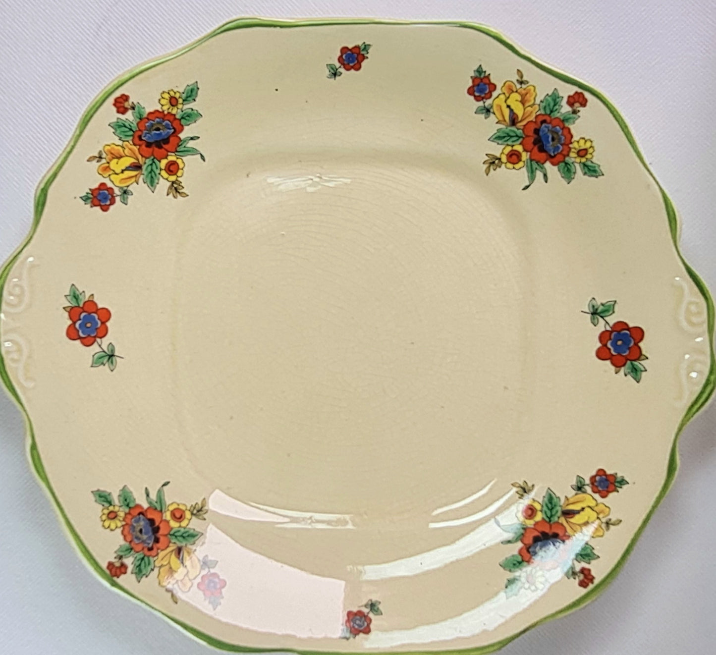 6 tea trio + lattiera + zuccheriera + piatto torta - Coronation Ware