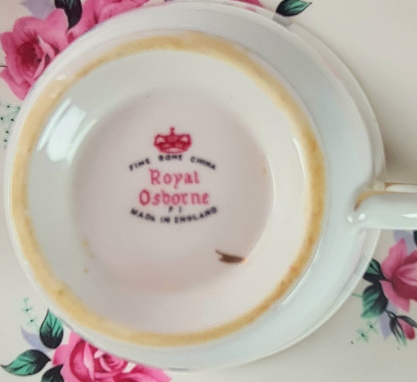 1 tea trio +  lattiera + piatto torta - Royal Osborne