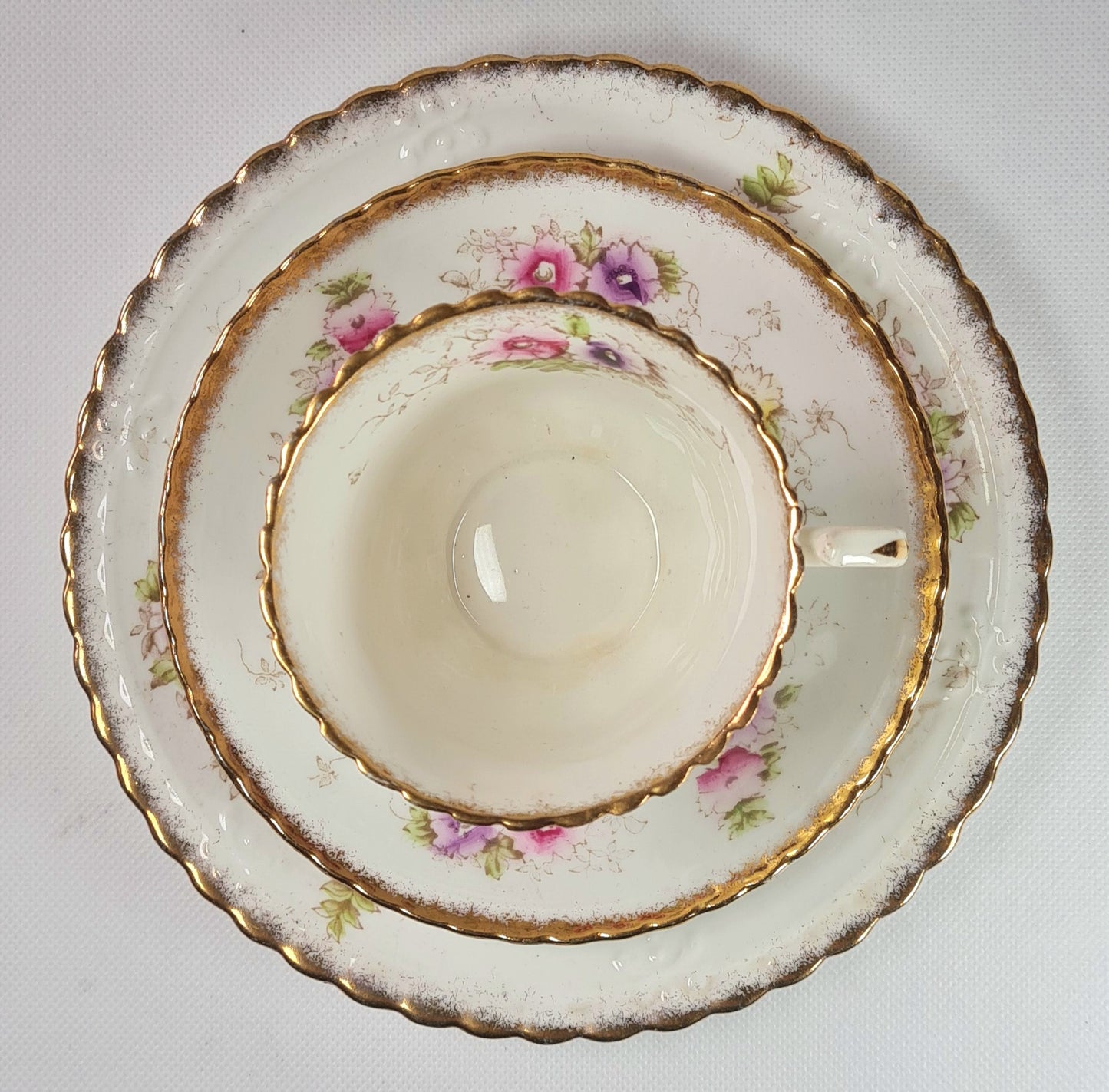 Tea trio Royal Albert Crown China