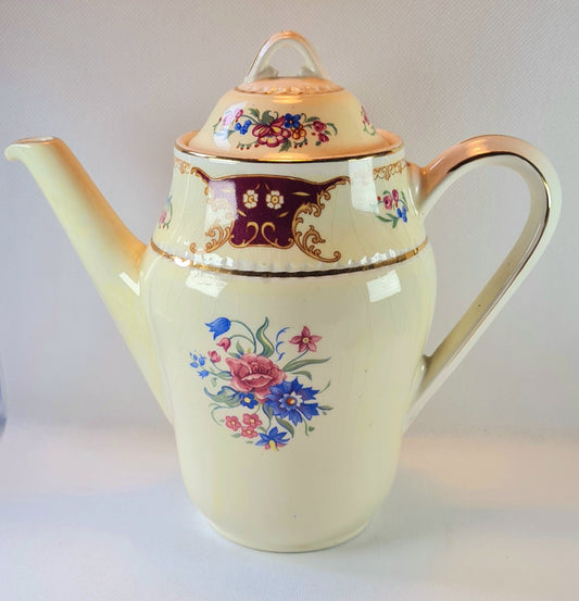 Partial coffee set Portland Pottery - Cobridge