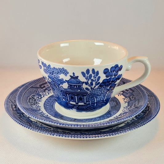 Tea trio  Churchill Real Old Willow