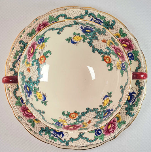 Tazza da consommé con piatto Royal Cauldon - Victoria