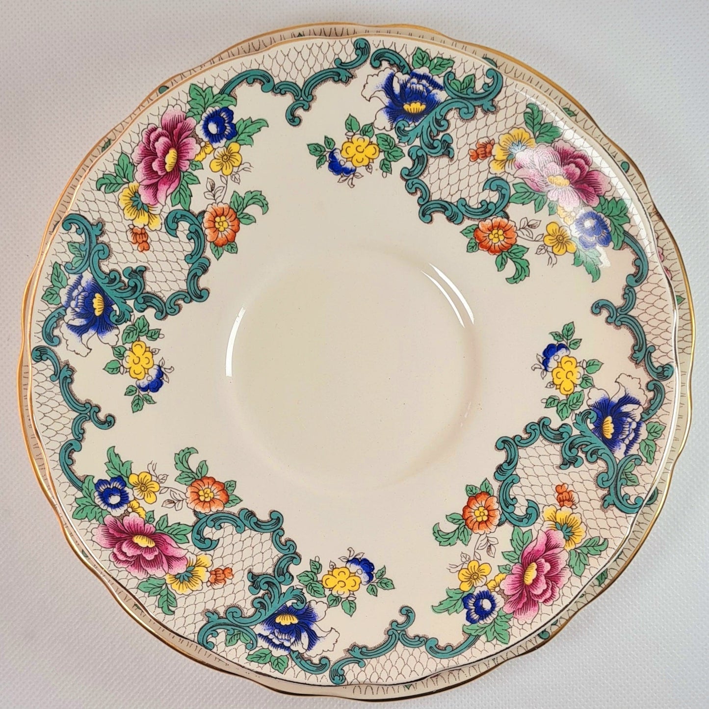 Tazza da consommé con piatto Royal Cauldon - Victoria