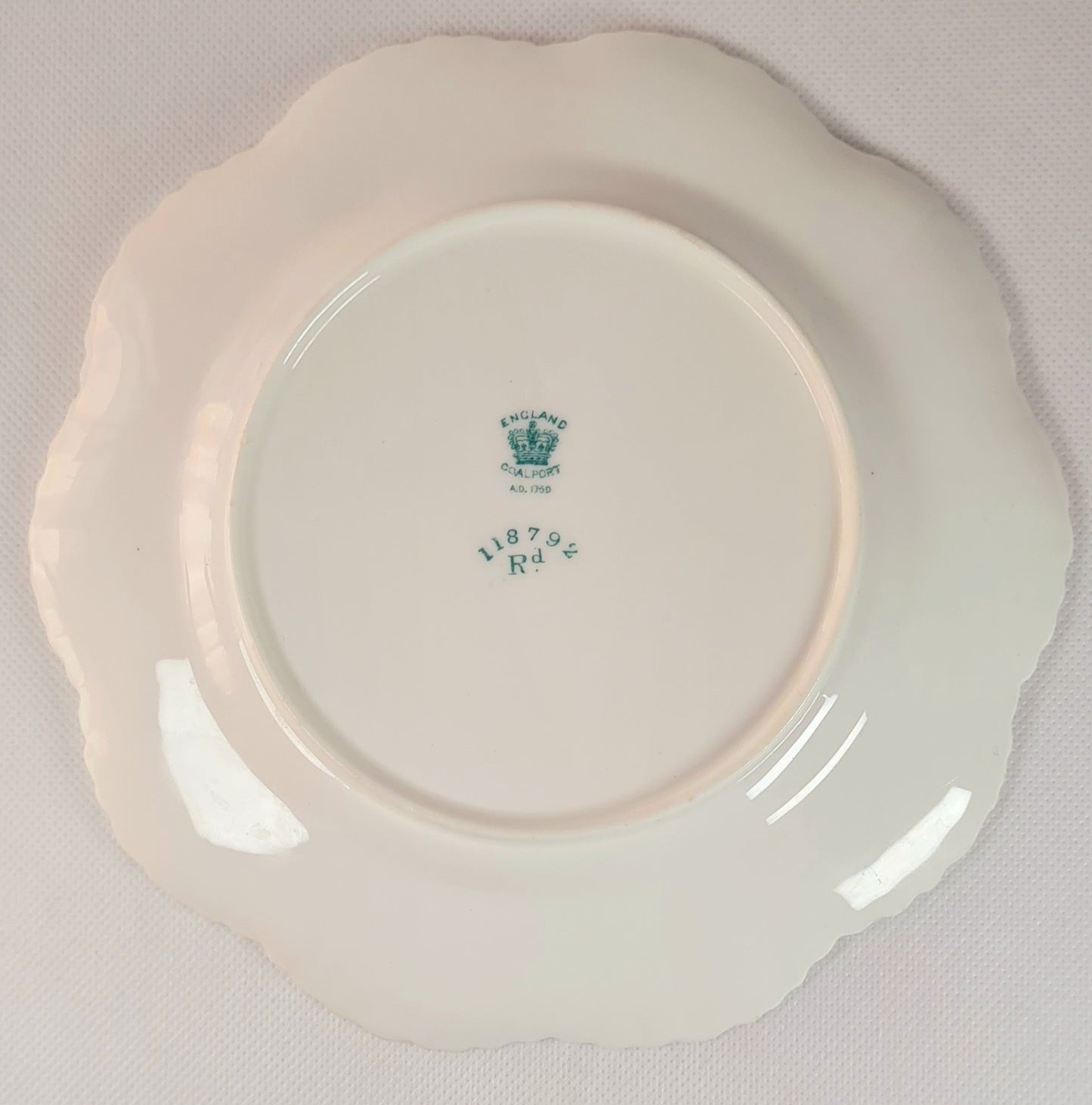 4 Piattini da dolce Coalport - Ivory