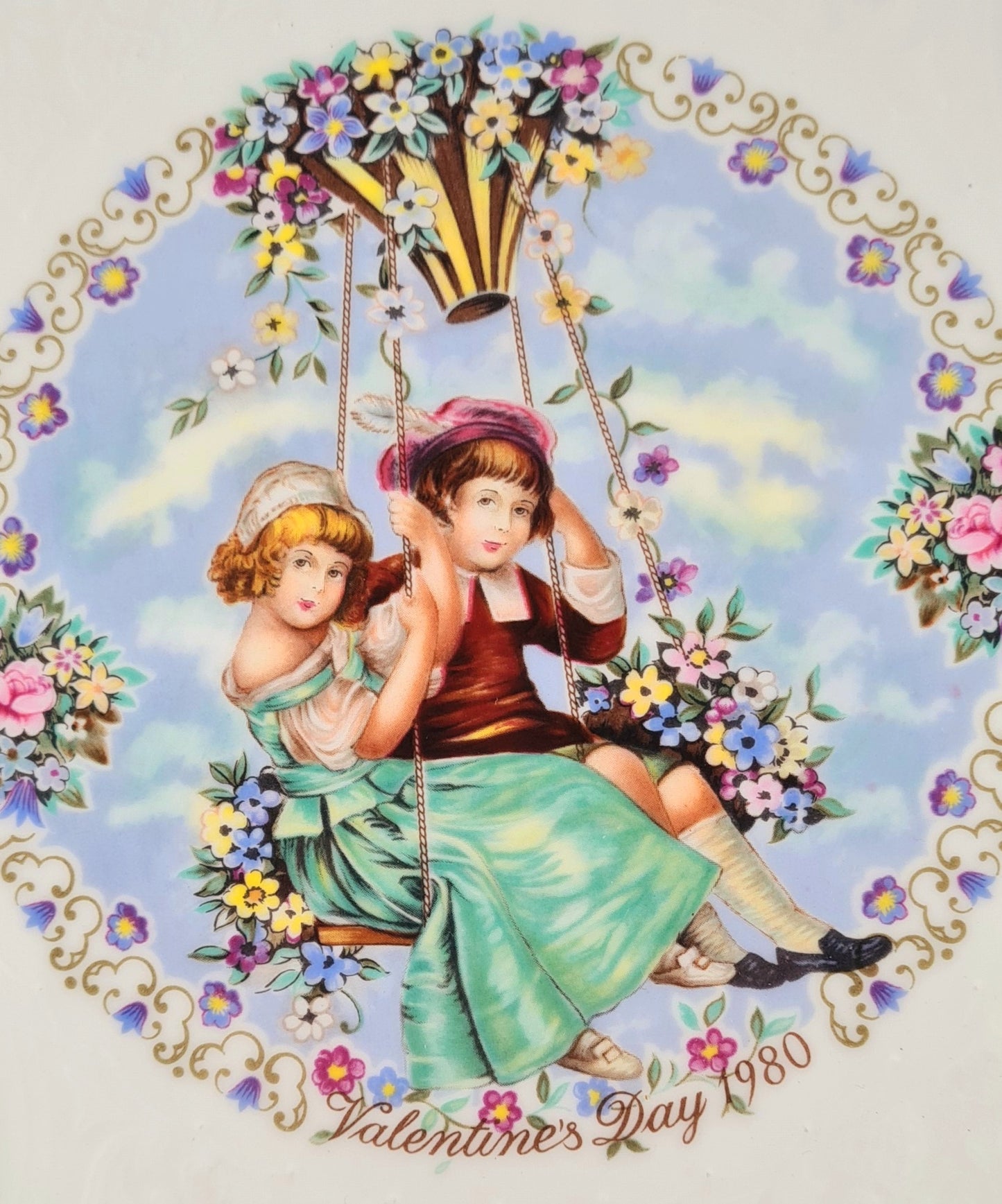 Piatto Royal Doulton - serie "My Valentine" 1980