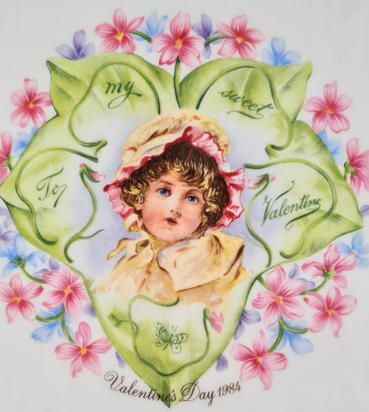 Piatto Royal Doulton -  serie "My Valentine" 1984