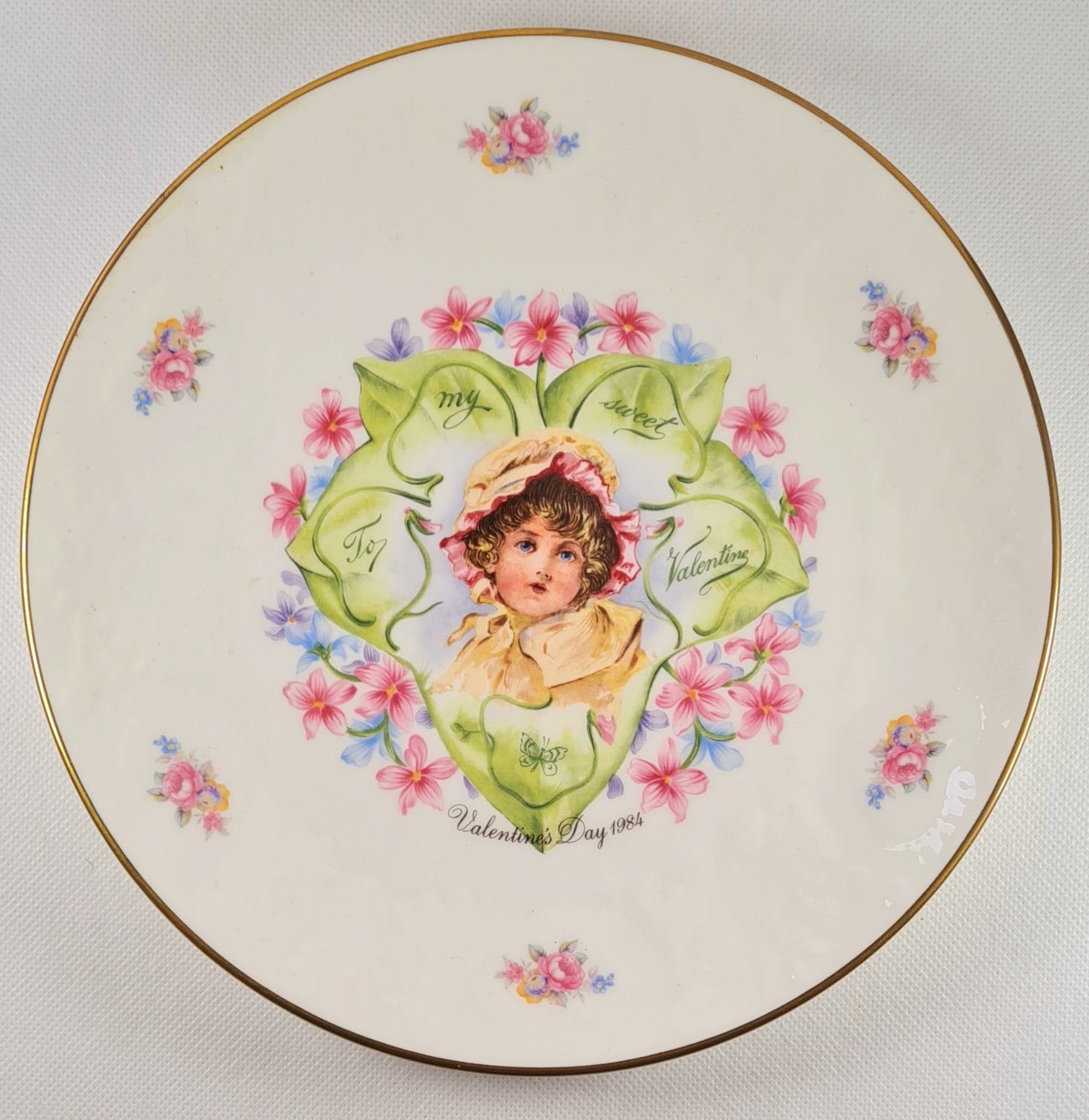 Piatto Royal Doulton -  serie "My Valentine" 1984