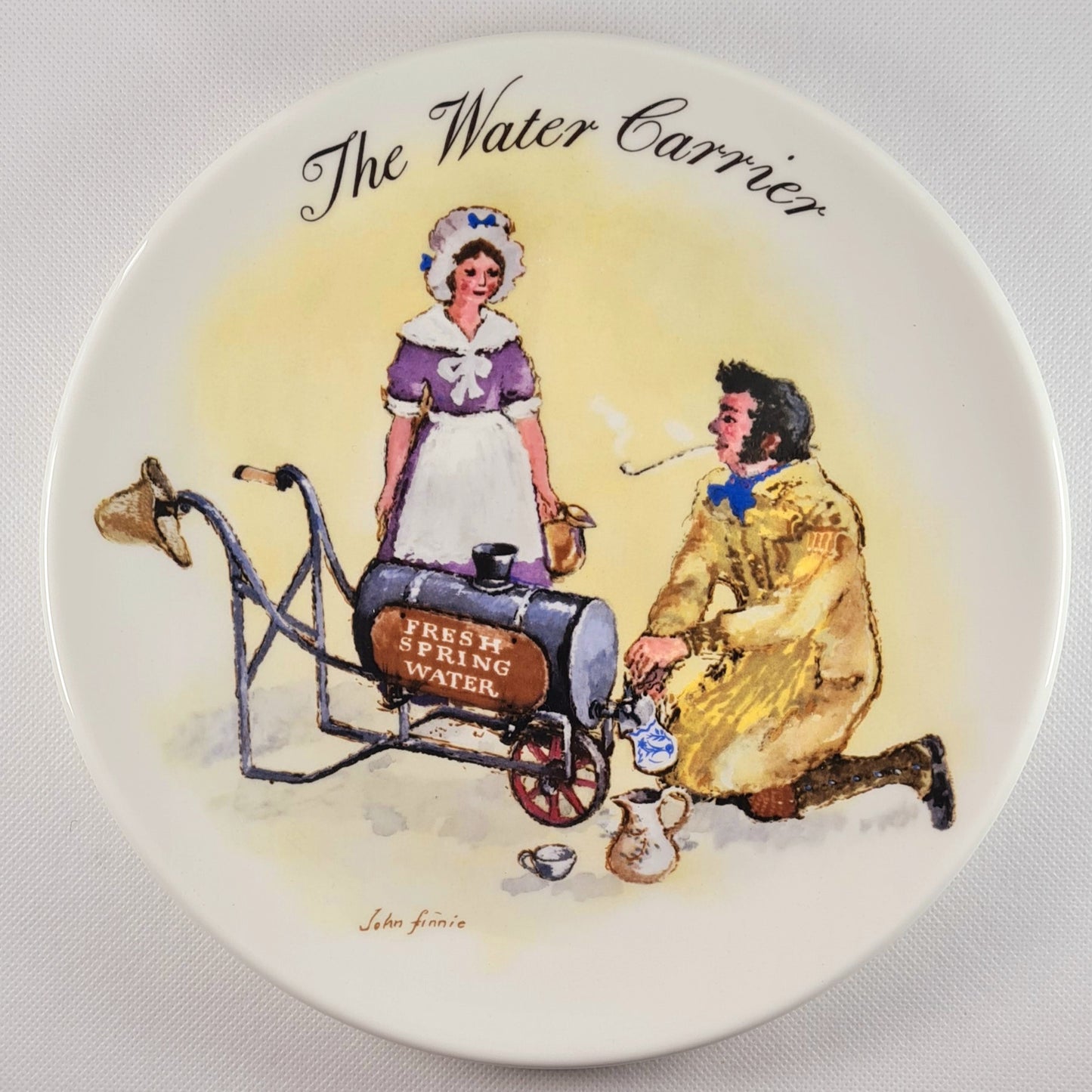 Servizio di 7 piatti da collezione Wedgwood- serie "The Street Sellers of London Series"