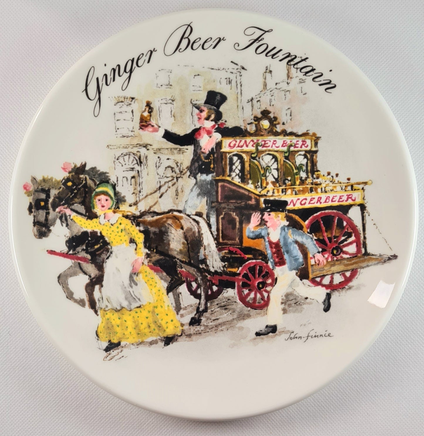 Servizio di 7 piatti da collezione Wedgwood- serie "The Street Sellers of London Series"