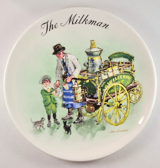 Servizio di 7 piatti da collezione Wedgwood- serie "The Street Sellers of London Series"