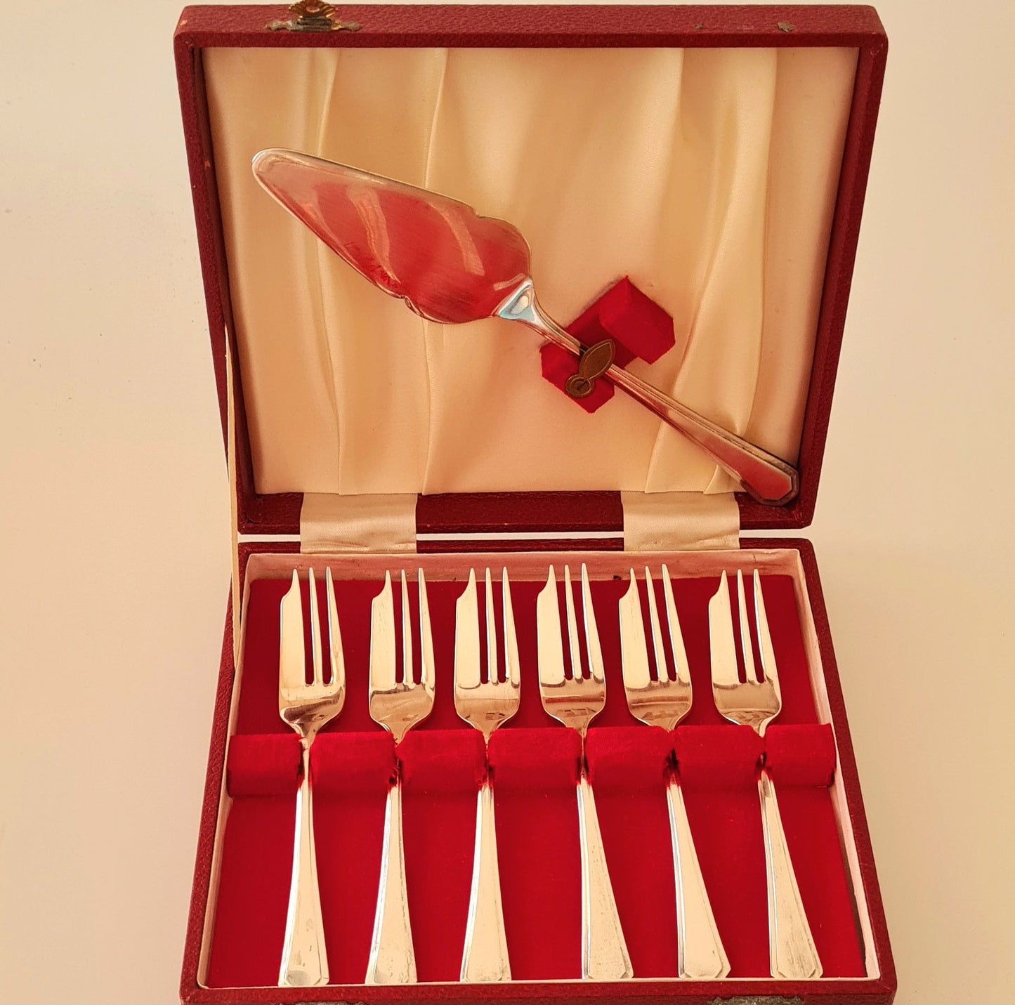 6 forchettine da dolce + paletta torta in Sheffield