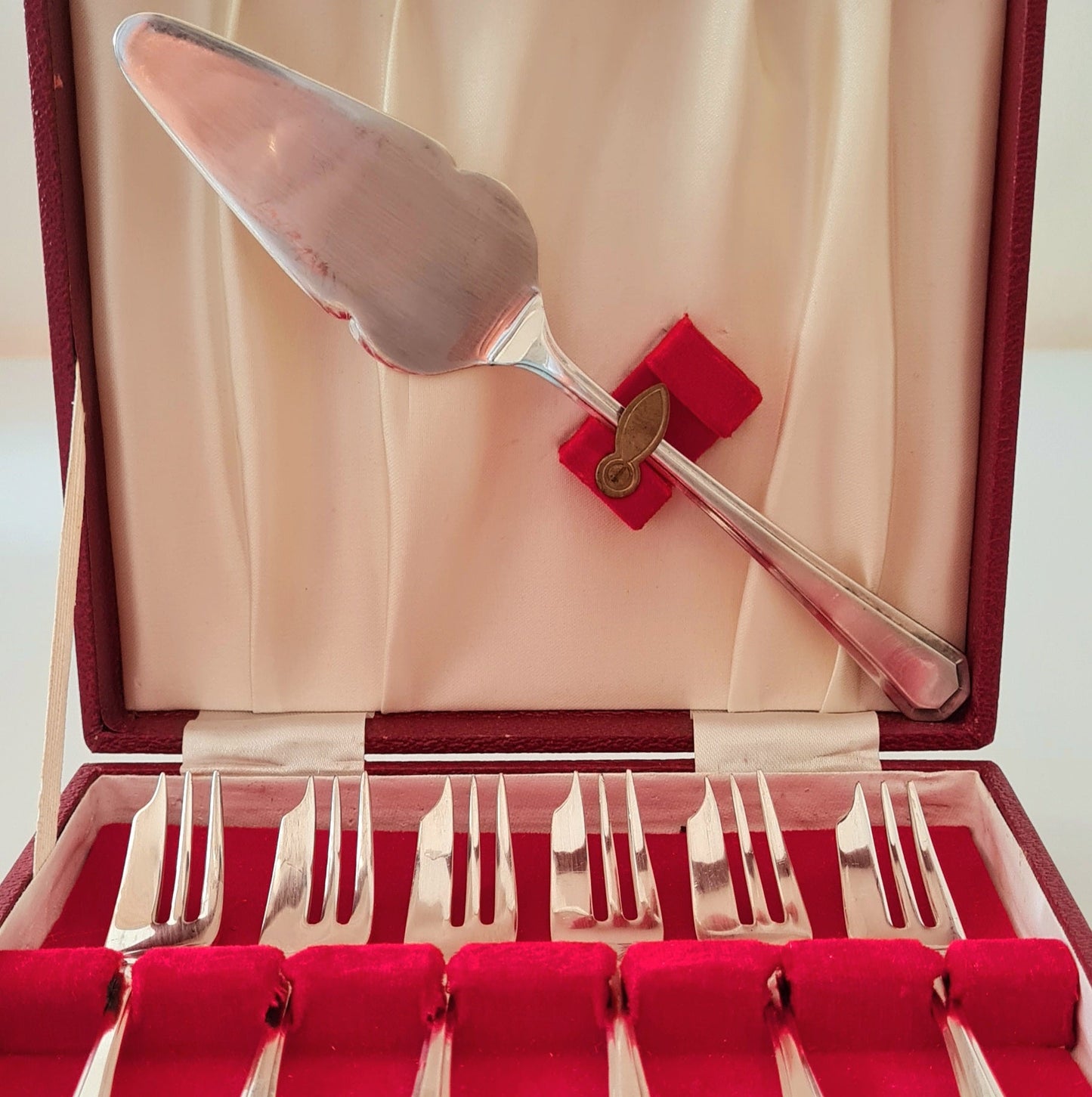 6 forchettine da dolce + paletta torta in Sheffield