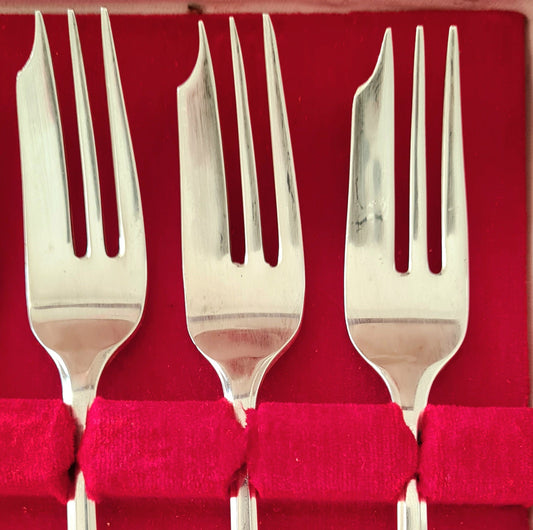 6 forchettine da dolce + paletta torta in Sheffield