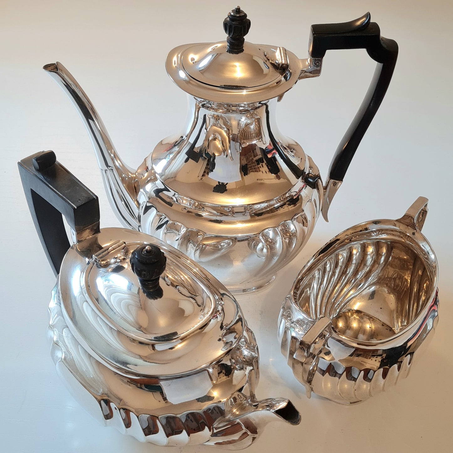 Set caffettiera + teiera + zuccheriera - Atkin Brothers Sheffield