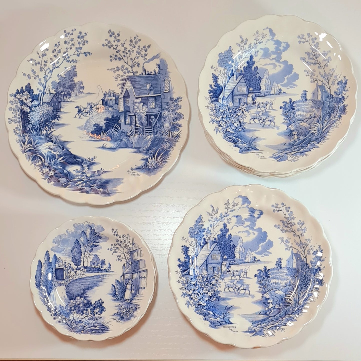 Servizio di piatti Ridgway - "The Original Coaching Days & Coaching Ways"