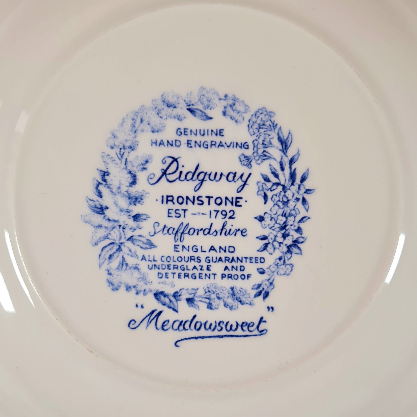 Piatto fondo Ridgway - "Meadowsweet"