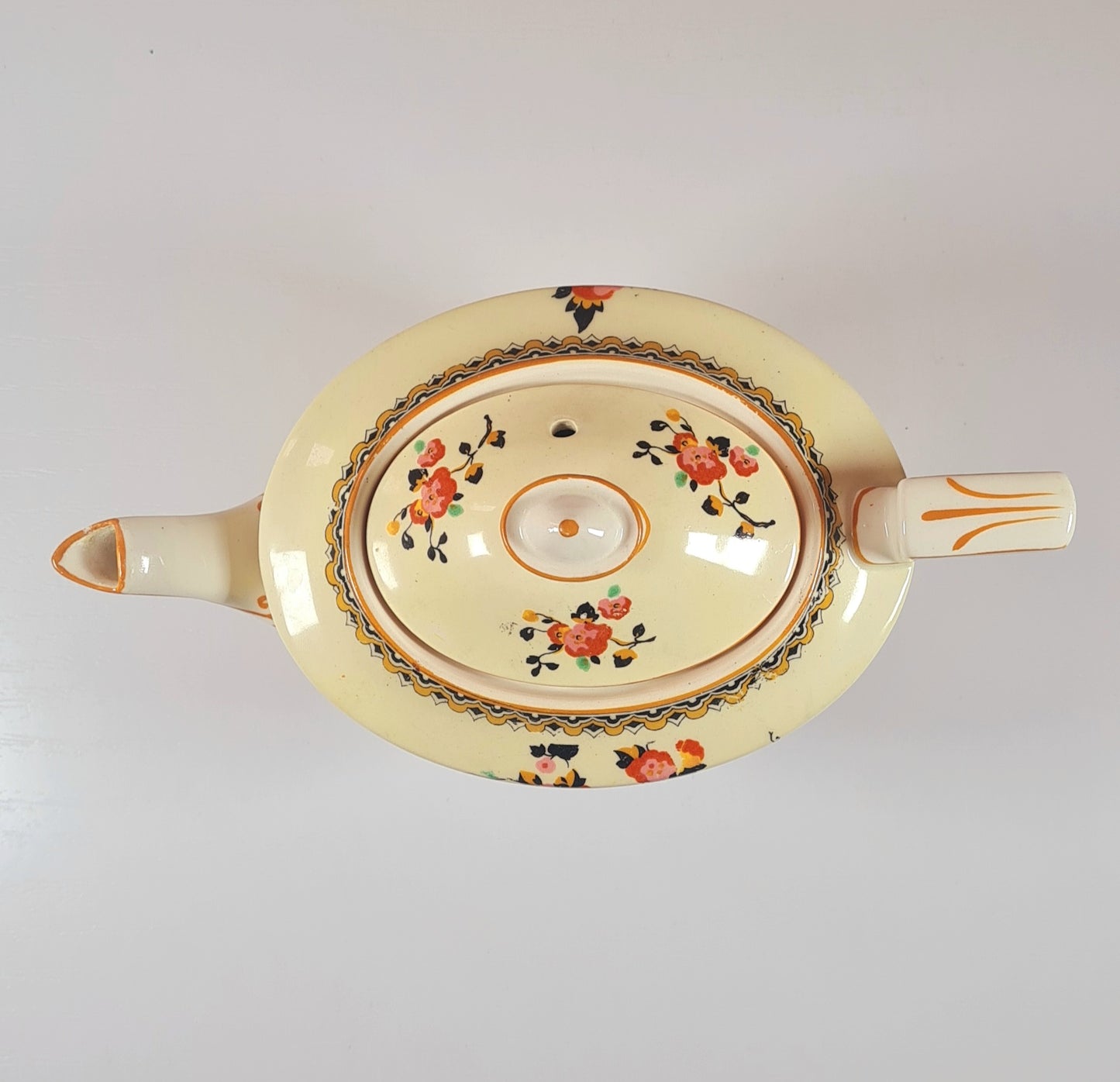 Teiera Art Deco Crown Ducal Ware