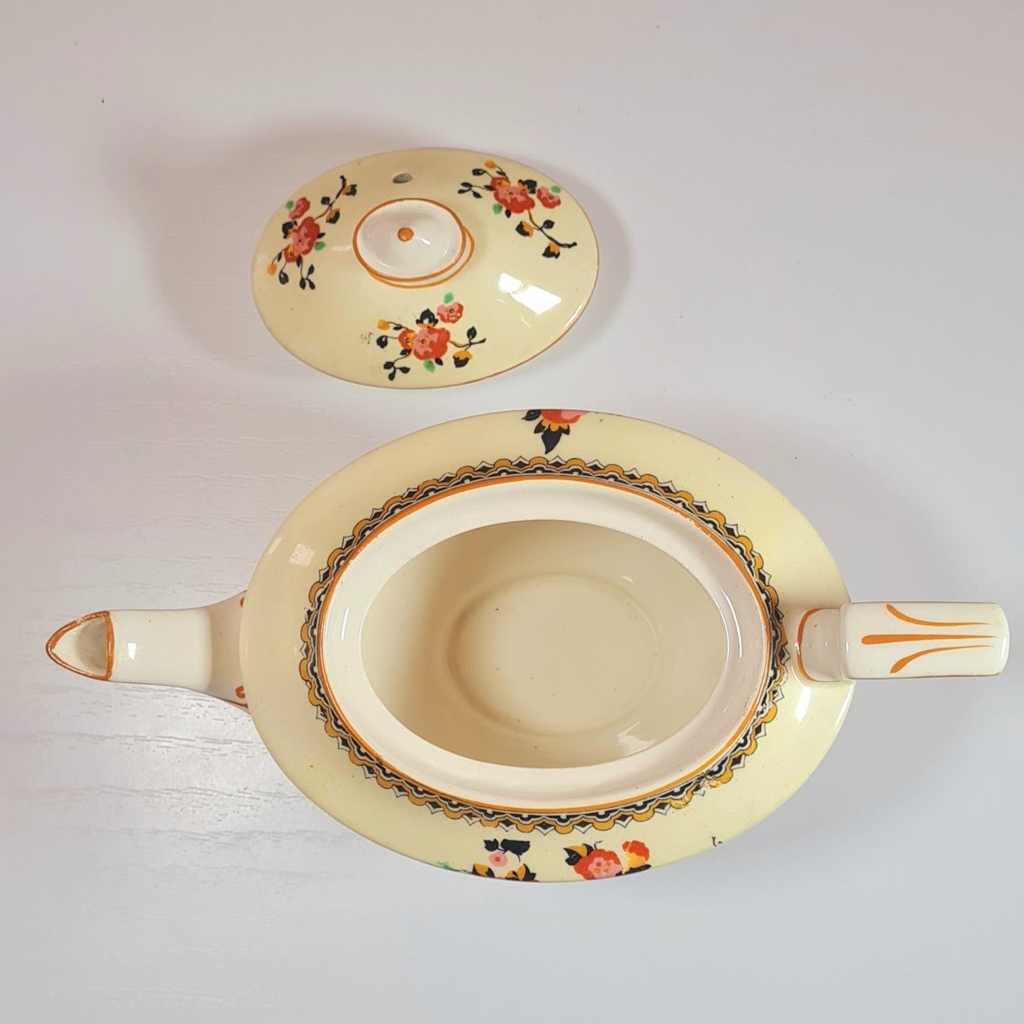 Teiera Art Deco Crown Ducal Ware