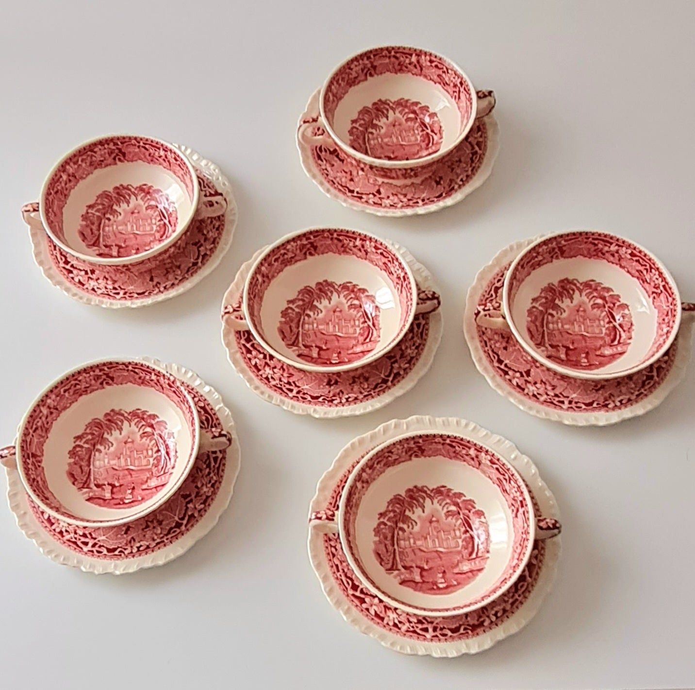 6 Tazze da consommé con piatto - Mason's  Vista