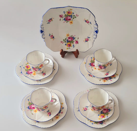 4 coffee trio + piatto torta - Shelley