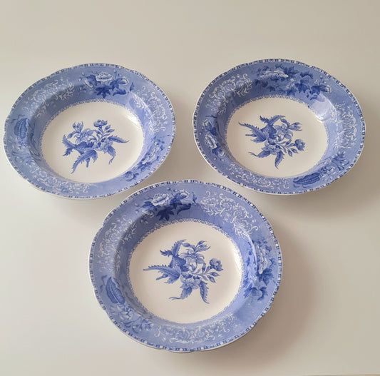 8 piatti fondi (diam. 26 cm.) Spode's "Camilla" Copeland