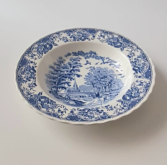 6 piatti fondi Royal Tudor Ware - "Olde England"