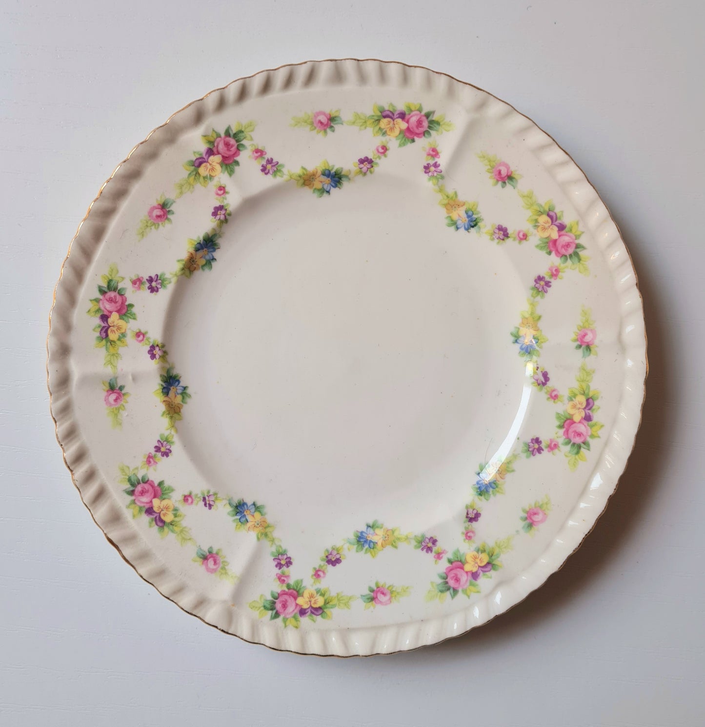 4 tea trio + piatto torta - Phoenix China England