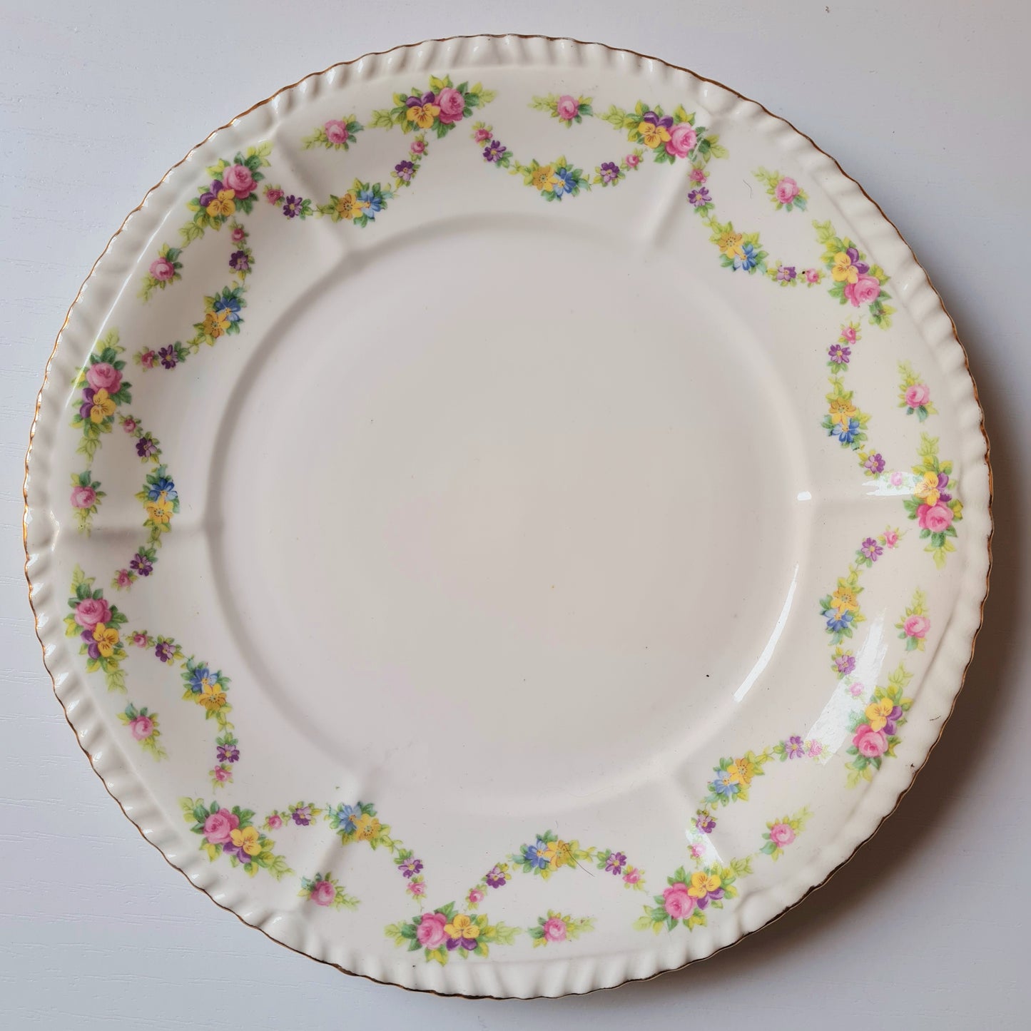 4 tea trio + piatto torta - Phoenix China England